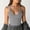 Gray, variant on Fznquz Racerback Womens Tank Tops Summer White Workout Basic Tees Sleeveless Plain Scoop Neck Women Clothes