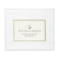 thumbnail image 5 of Aston & Arden Sateen 4-Piece Sheet Set (Full Bed Size), Luxury 600 Thread Count, Silky Sateen Cotton, Pristine White with Fine Baratta Embroidered 3-Stripe Hem, Dove White, 5 of 7