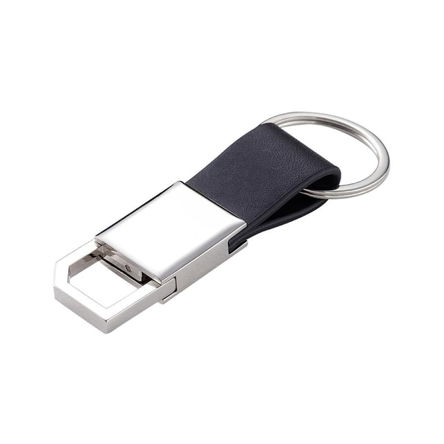 Bewildely Llavero de cuero de coche de primera calidad, llavero multifuncional para hombres y mujeres Almacenamiento y organización del hogar Bewildely HA023340-00