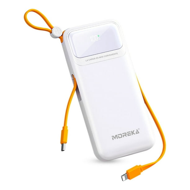 Power Bank Moreka K064 1000 mAh 37W 2 entredas 2 salidas