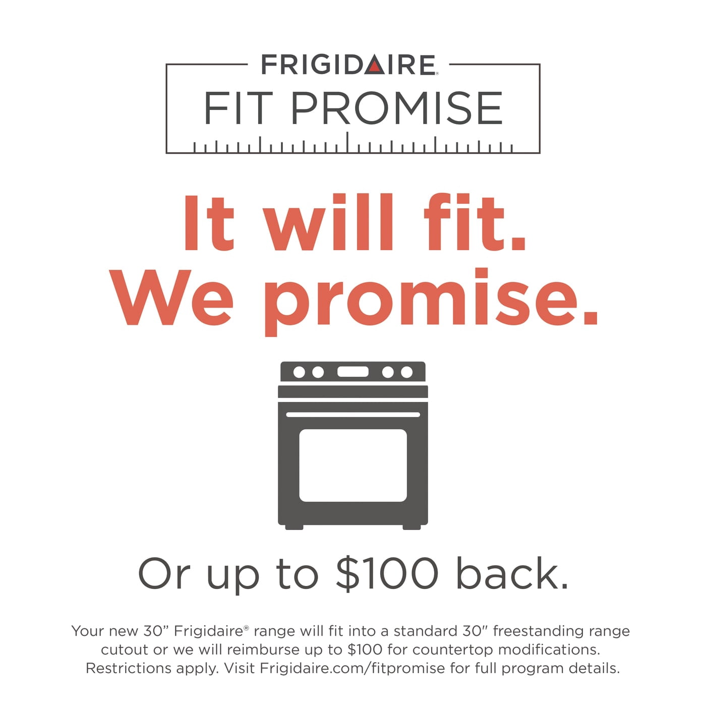 Frigidaire 30" Gas Range with Steam Clean, Black