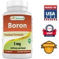 Best Naturals Boron 5 mg 240 Tablets Boron Supplements Support