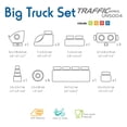 thumbnail image 2 of UNiPLAY Garbage Truck, Dump Truck Toy for for Cognitive Development, Motor Skills, Sensory Learning, Educational Toy for 3 Years Old and Up (16-Piece Set), 2 of 5