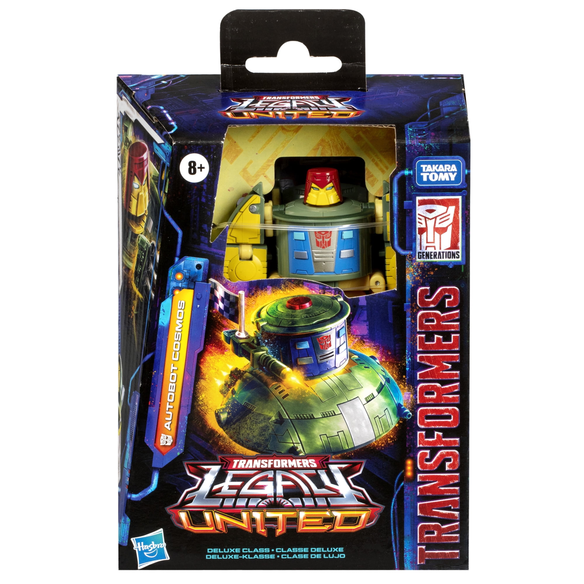 Transformers Legacy Deluxe Class Autobot Cosmos 5.5” Action Figure, 8+