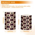 thumbnail image 6 of Yayeee Flameless Candles with Remote Flickering Battery Operated Multi Color Changing, Checkered Stars Pattern, 6 of 7