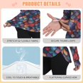 thumbnail image 4 of FORMRS Womens Long Sleeve Shirts UPF 50+ Sun Protection Quick Dry Fishing Hiking Tops, Size S-2XL, Purple Dragon Scales Pattern, 4 of 8