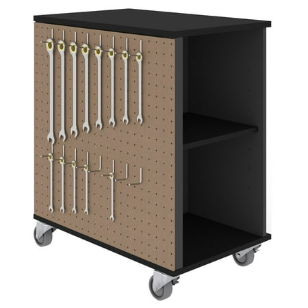 Bestar Lincoln Mobile Garage Storage Cabinet