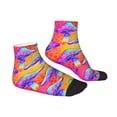 thumbnail image 3 of Bingfone Magic Mushrooms Design Patterned Men'S Women'S Casual Cotton Socks, 3 of 9