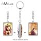 thumbnail image 4 of OMGALA-Llavero de cristal de doble cara, joyería personalizada, variedad de formas, foto personalizada, regalo de Goliday, 4 of 4