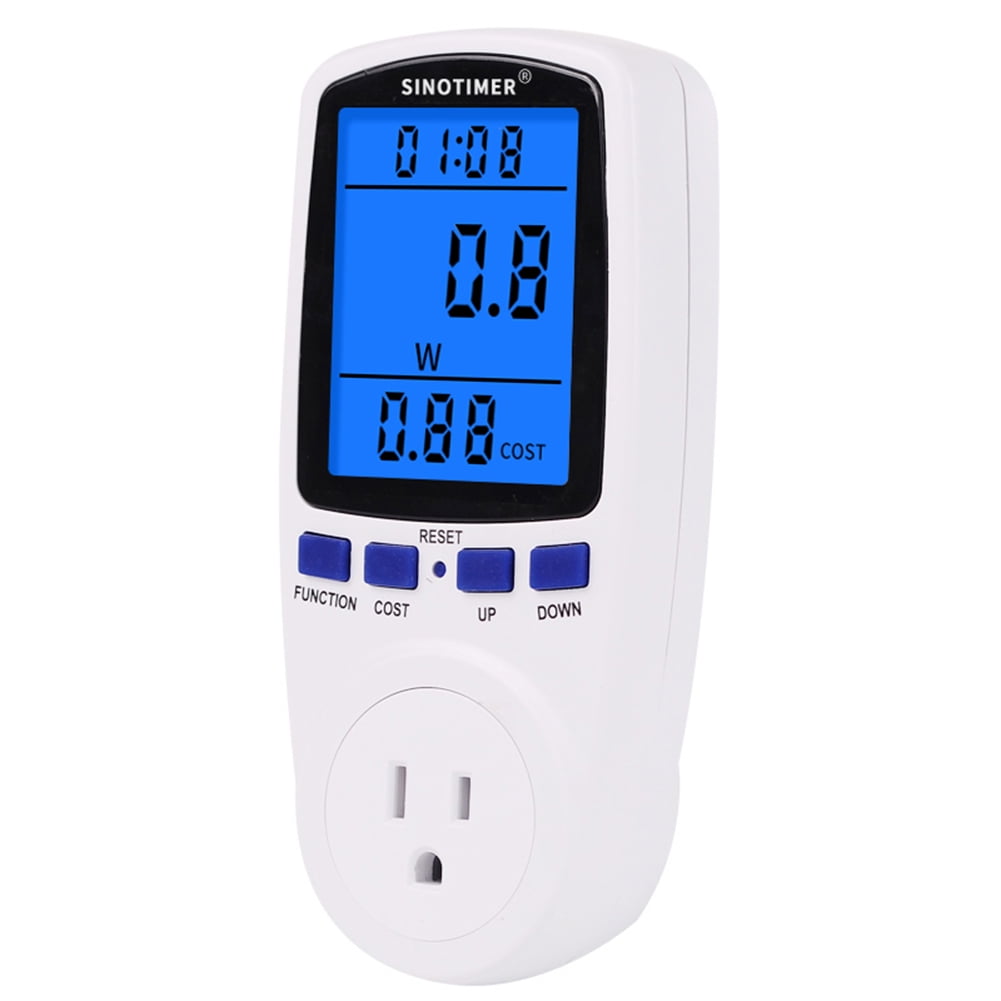 LCD Digital Backlight Plug in Power Meter Electricity Analyzer Socket Wattmeter LCD Digital Backlight Plug in Power Meter Electricity Analyzer Socket Wattmeter