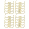 thumbnail image 2 of Binding Rings, Hold 60 Sheets Paper Segmented Design Plastic Binding Rings Transparent Material  For Office Supplies For School Use Transparent White,Transparent Black,Transparent, 2 of 8