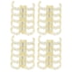 thumbnail image 5 of Anillos de encuadernación con capacidad para 60 hojas de papel, grosor de encuadernación de 11 mm, escritura libre, fácil uso, suministros de oficina, amarillo transparente, 5 of 5