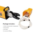thumbnail image 4 of IWISS 1/16"-3/16" Copper & Aluminum Oval Duplex Sleeves Ferrules, Stop, Thimble Sleeves Pneumatic Wire Rope Crimping Tool AM-116, 4 of 7