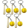 thumbnail image 3 of Shisuyan 5Pcs Baseball Keychain Sports Keychain Backpack Bag Purse Handbag Hanging Pendant, 3 of 8