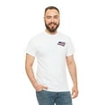 thumbnail image 5 of 'seashell American flag shirt' Unisex Heavy Cotton Tee, 5 of 12