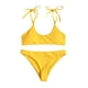 thumbnail image 2 of Traje de baño dividido de dos piezas con correa de cintura alta para mujer Fridja  nalpqowj61727, 2 of 5