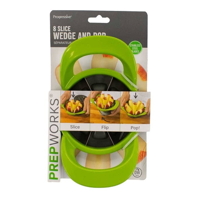 Cortador de Manzana Progressive con Asas Verde