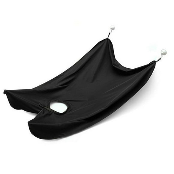 Beard Apron for Men Shaving and Trimming Grooming Cloth Non-Stick Beard Hair Catcher with 2 Strong Suction Cups Perfect Gift for Men Father Husband Boyfriend