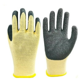 400V Insulation Work Gloves - Flame Retardant Rubber Palm, Nylon Fabric, Non-Slip Grip For Electricians