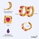 thumbnail image 4 of Aretes Mujer Oro 14k tipo Arracadas con Corazones, LuckyLy Acero Inoxidable con Baño Oro 14k y Cristal – Joyería para Mujer Ideal como Regalos para Mujer San Valentín y Cumpleaños, Modelo Vale rosa, 4 of 5