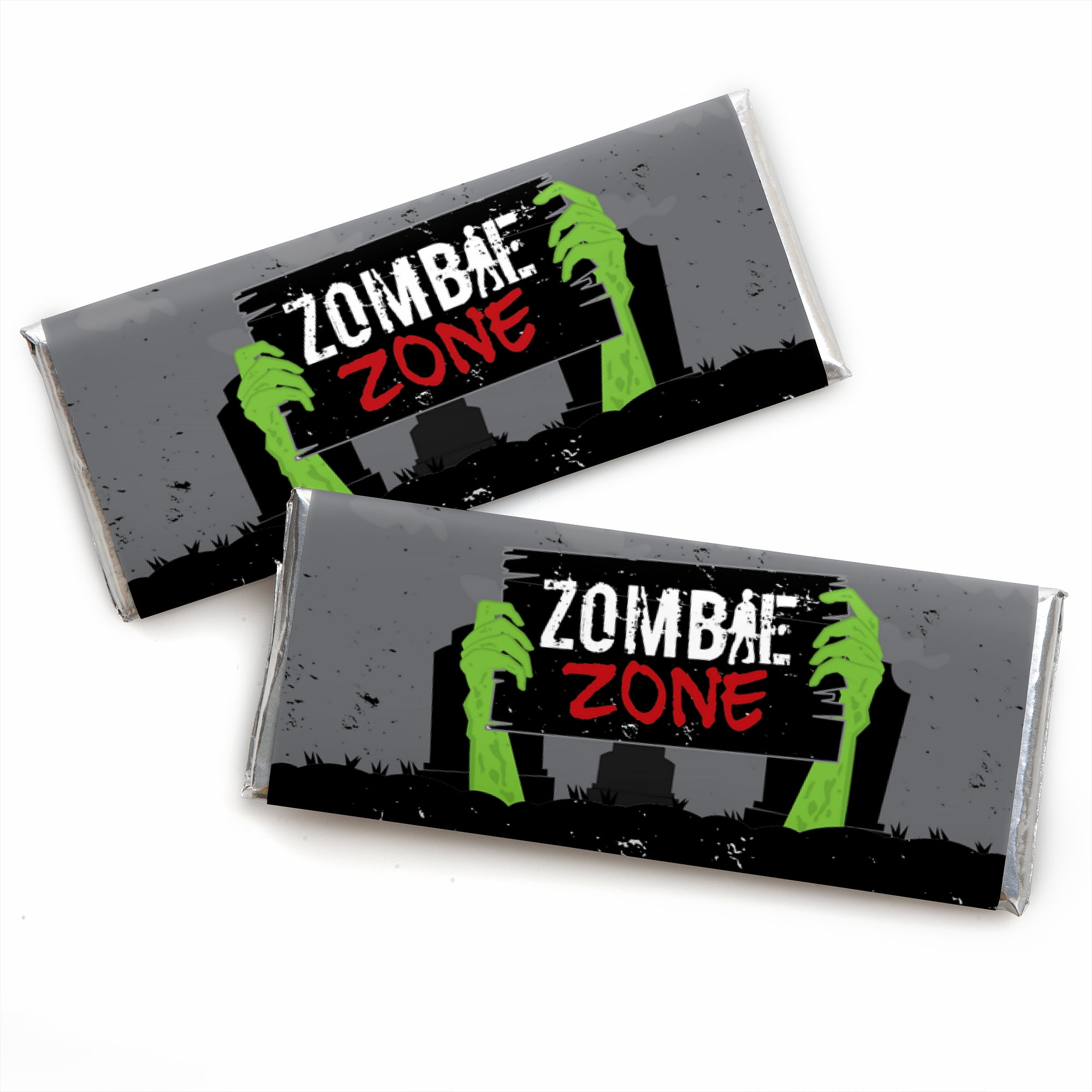 Halloween or Birthday Zombie Crawl Party Centerpiece /& Table Decoration Kit Big Dot of Happiness Zombie Zone
