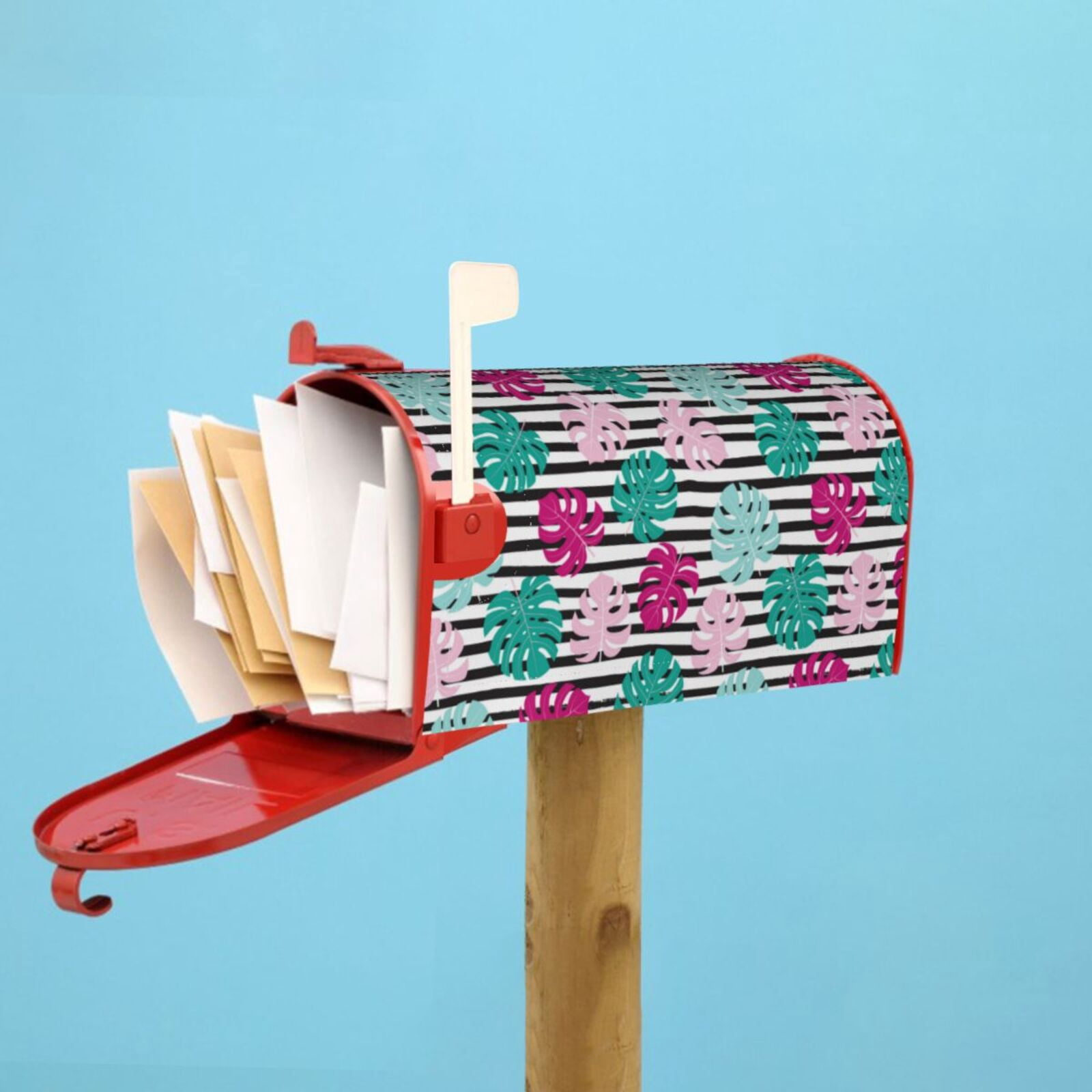 Kdxio Magnetic Mailbox Cover 21x18 in Mailbox Cover Outdoor Decoration Holiday Mailbox Covers for Home Garden Yard-21x18 in