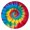 Colorful Tie Dye, variant on Colorful Tie Dye Mandala Pattern Round Fitted Tablecloth with Elastic Edge,Dining Table Cover Waterproof,Outdoor Round Tablecloth for Camping,Dining,Indoor and Outdoor