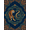 Navy Blue Multi, Pattern 4, variant on ODIKA Tibetan Martial Wildlife Drama Striped Predator Tiger Snake Fight for Small Living Room, Playroom, Bedroom, Easy Care Kids Safe