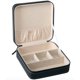 thumbnail image 1 of Colector organizador de gafas de sol de viaje con 3 ranuras - Caja de almacenamiento de joyas de cuero sintético Xemadio SNFLD60, 1 of 7