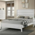 thumbnail image 2 of Furniture of America Vrone Contemporary Wood Panel California King Bed in White, 2 of 4