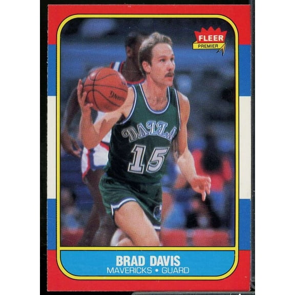 Brad Davis Rookie Card 1986-87 Fleer #22