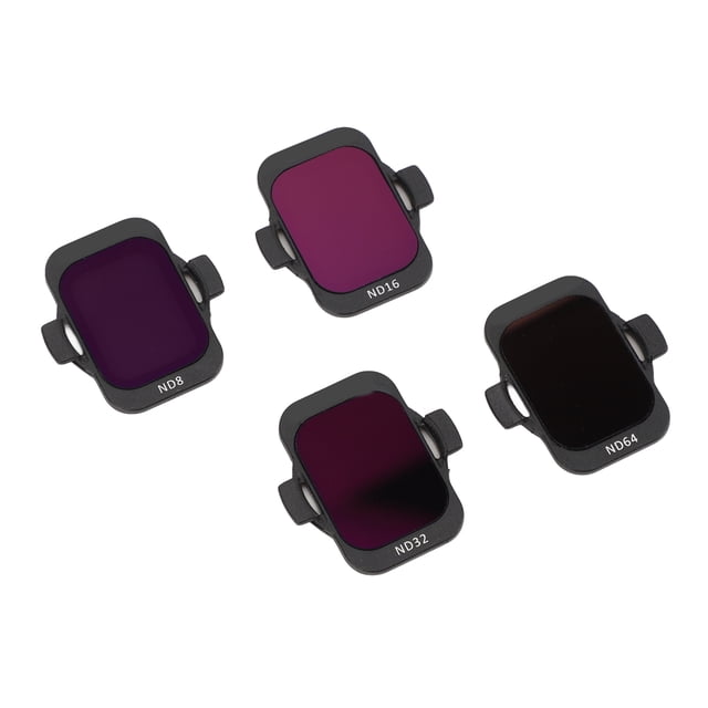 Filtros ND8 ND16 ND32 ND64, Juego De Filtros ND Compatibilidad Perfecta Paquete Ligero De 4 Reduce La Sobreexposición Accesorios Para Reemplazo