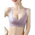 thumbnail image 1 of Women Bra Thin Padded No Underwire Soft Plus Size Bras, 1 of 8