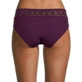 thumbnail image 3 of Jessica Simpson Women's Ribbed Microfiber Hipster Panties, 3-Pack, 3 of 3