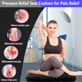 thumbnail image 4 of Plus Size Gel Seat Cushion for Long Sitting, Extra Large and Thick, Seat Cushion for Back, Sciatica, Hip, Tailbone Pain Relief, Used for The Office, Wheelchair, Car, Recliner, Stadium, Kayka.(Black), 4 of 7