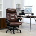 Heavy Duty Big and Tall Office Chair with PU Leather, 400lb Capacity
