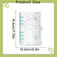 thumbnail image 3 of A6 Sticker Organizer Storage Binder, Star Planner Folder, Reusable Sticker Display Holder, 6 Ring Binder Cover, Sticker Book Collecting Album, Refillable Loose Leaf Folder, Portable Planner Shell, 3 of 6