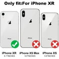 thumbnail image 6 of Compatible with iPhone XR Case Love Heart Plating Electroplate Luxury Elegant Case Camera Protector Soft TPU Shockproof Protective Corner Back Cover iPhone XR Case -Pink, 6 of 8