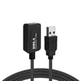 thumbnail image 6 of USB Extension Cable 30 ft - High Speed USB 2.0 Active Extender Cord Repeater Booster Type A Male to A Female for External Hard Drive, Printer, Scanner, Mouse, Keyboard, USB Hub, Windows PC, Mac, 6 of 6