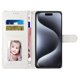 thumbnail image 3 of m9i For iPhone 16 Case Card Slots Wallet Pattern Print PU Leather x4k Phone Cover - Green Marble, 3 of 5