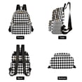 thumbnail image 4 of FORMRS Mini Backpack Purse for Women Travel Daypack Casual Shoulder Bag, Black and White Geometric, 4 of 7