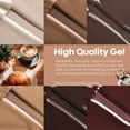 thumbnail image 2 of modelones Gel Nail Polish Set - 6 Colors Skin Tone Nude Gel Polish Brown Beige Khaki Nail Gel Polish Set Neutral All Skin Tones Soak Off French Nail Art Manicure DIY Home Salon Gift, 2 of 6