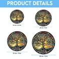 thumbnail image 6 of Tree of Life Suncatcher Stained Glass Window Hanging - Handmade Sun Catchers Indoor Window Catcher Suncatchers for Windows Hanging - Wall Art Home Garden Decor Panel - Birthday, 6 of 6