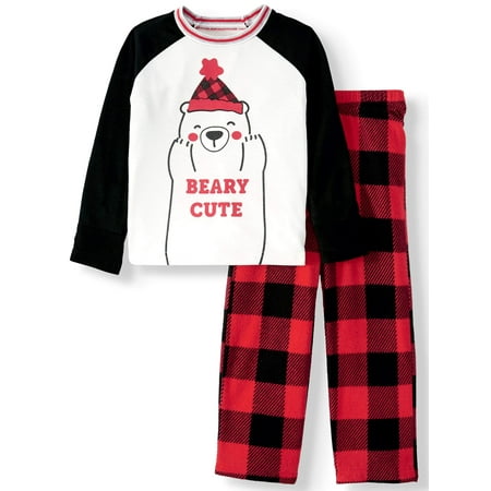 Matching Family Christmas Pajamas Toddler Unisex Beary Cute 2-Piece Set