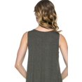 thumbnail image 3 of Womens Sleeveless A-line Tank Tunic Top, 3 of 4