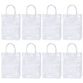 thumbnail image 1 of Shisuyan Wedding PVC Bag Tote Bag Transparent 8Pcs 6.29X5.89X2.75 Inch, 1 of 8