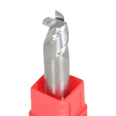 

waltyotur 3/8 3 Flute Carbide End Mill 45 Degree Helix 2 Ooverall Length End Mill US