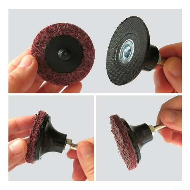 Die grinder top sanding pads