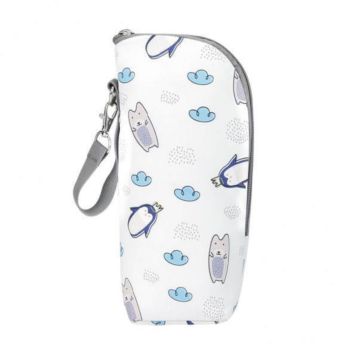 yotijay 3xMultifunctional Milk Bottle Warm Bag Breastmilk Storage Bags Bag Cartoon White