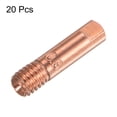 thumbnail image 3 of Uxcell 20Pcs Welder Tips .035" Bore Diameter M6 Copper Contact Tip for MIG 15AK Welding Torch Gun, 3 of 6